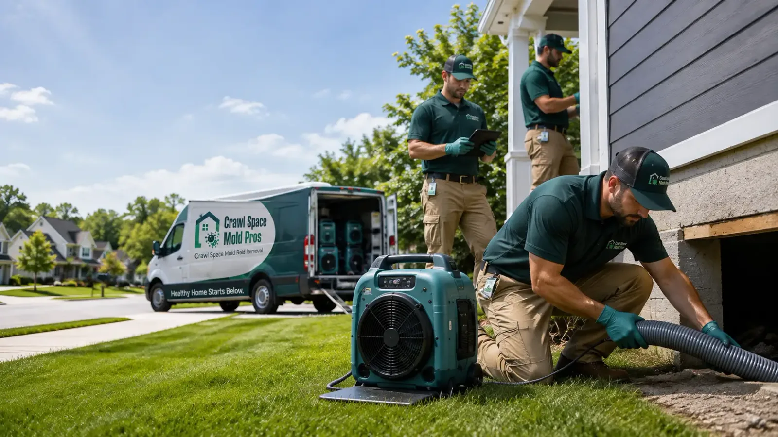 Crawl Space Mold Removal in Moweaqua, IL